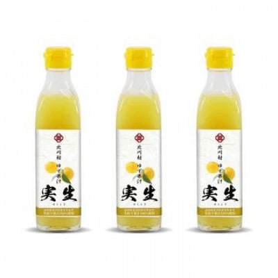 北川村ゆず果汁「実生」300ml×3本【配送不可地域：離島】