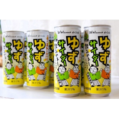 【毎月定期便】ゆずサイダー30本/1ケース全6回