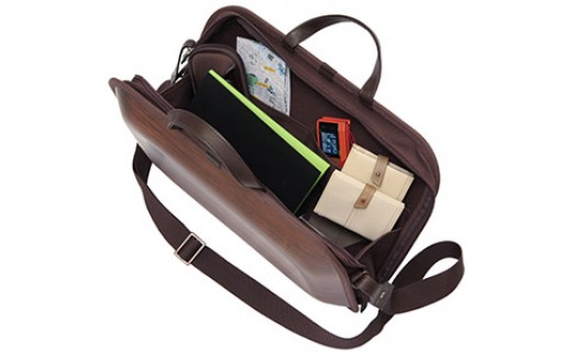 monacca-bag/kaku ブラウンss ビジネスバッグ