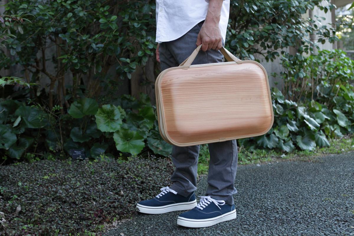 monaccaバッグ/Roots Naturalプレーン 木製品