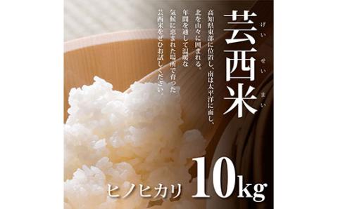 令和7年産　芸西米　ヒノヒカリ　10kg