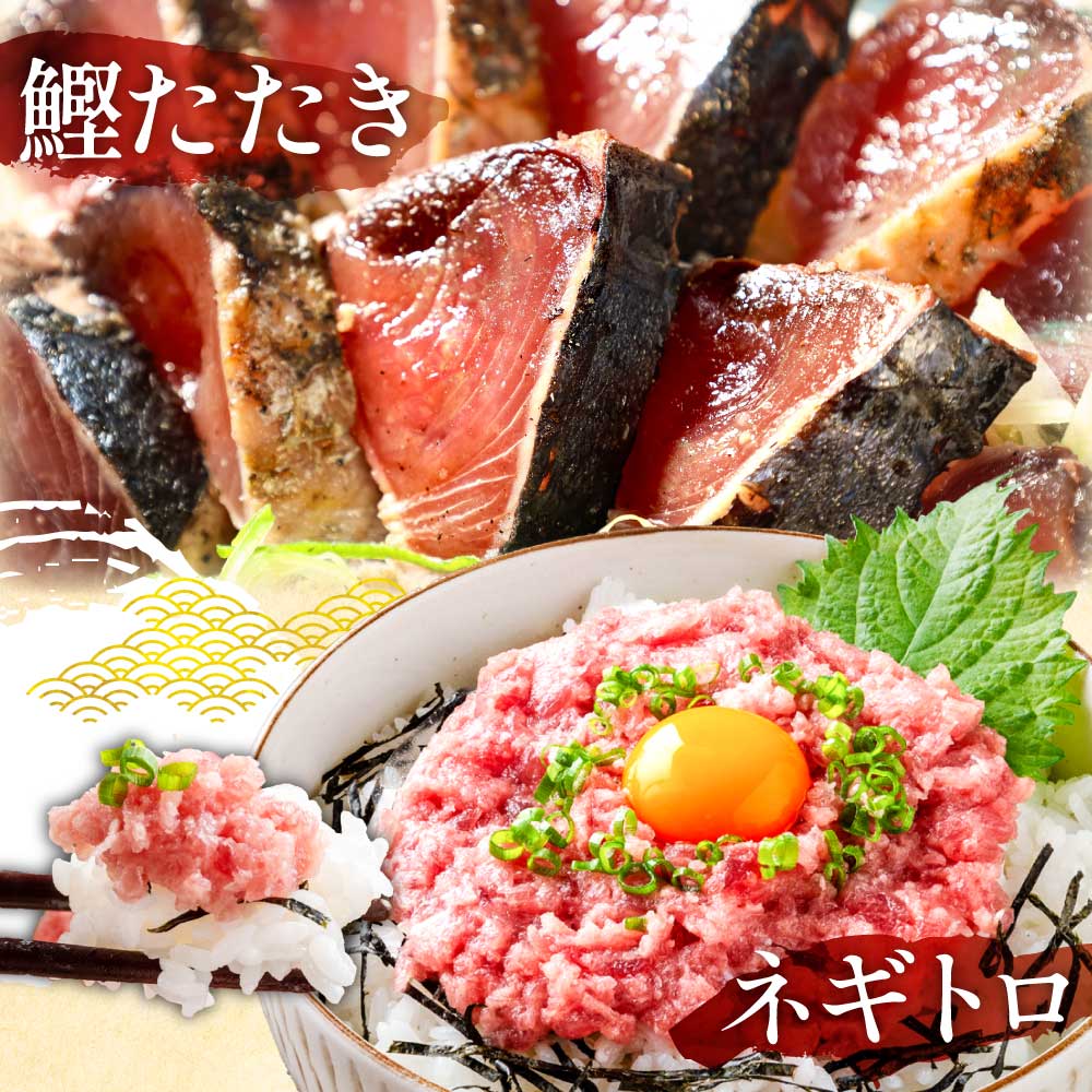 かつおのたたき600g ネギトロ80gx2P 漬け丼の素80g×4P 海鮮セット カツオのタタキ ねぎとろ 真鯛 たい まぐろ マグロ サーモン イカ いか 刺身 魚 海鮮丼 魚介 小分け おかず