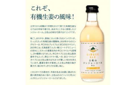 土佐山ジンジャーエール辛口12本セット ジンジャーエール 辛口 飲み物 セット お歳暮 御歳暮 ギフト ドリンク  大人 ジンジャー ジュース 炭酸飲料 お取り寄せ 美味しい おいしい 贈り物 故郷納税 19000円 ふるさとのうぜい 高知県産 生姜 芸西村 返礼品