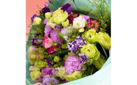 《先行予約》芸西村特産 トルコギキョウ花束（約20本程度の花束）