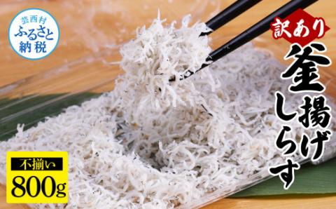 訳あり 釜揚げしらす 800g しらす シラス 釜揚げ 新鮮 塩分控えめ 赤ちゃん 子供 離乳食 わけあり ワケあり 不揃い しらす丼 海鮮丼 お茶漬け ごはん 冷凍配送 海鮮 - 800g