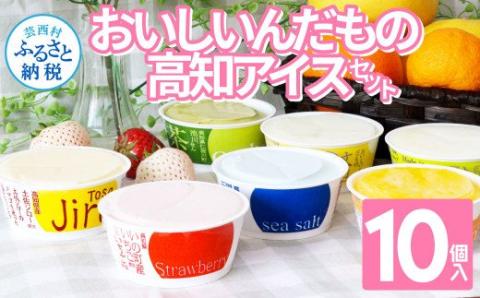 おいしいんだもの 高知アイスセット／高知の素材にこだわった人気アイスのアソートセットです。故郷納税 11000円 2022 食べ物 ギフト 詰め合わせ シャーベット スイーツ お菓子 プレゼント 濃厚 バニラ アイスクリーム 塩 いちご 苺 お茶 文旦 ゆず