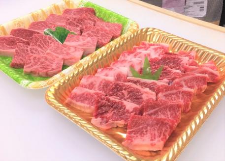 zn129土佐あかうし焼肉セットⅡ（肩ﾛｰｽ400g+ｶﾙﾋﾞ400g）