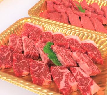 zn128土佐あかうし焼肉セットⅠ（ﾛｰｽ400g+ﾓﾓ400g）