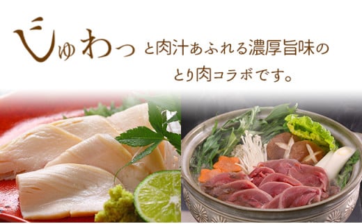 【大川村と芸西村の共通返礼品】はちきん地鶏 まるごと一羽おためしセット 約1kg＆土佐鴨 鴨鍋肉（2～3人前）セット 地鶏 もも肉 むね肉 ささみ 手羽先 手羽元 鶏肉 鴨 鴨肉 高知県 大川村  F6R-014