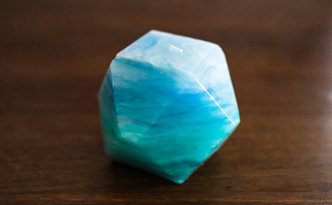 奇跡の清流「仁淀ブルー」キャンドル［EIMONS×mowcandle］