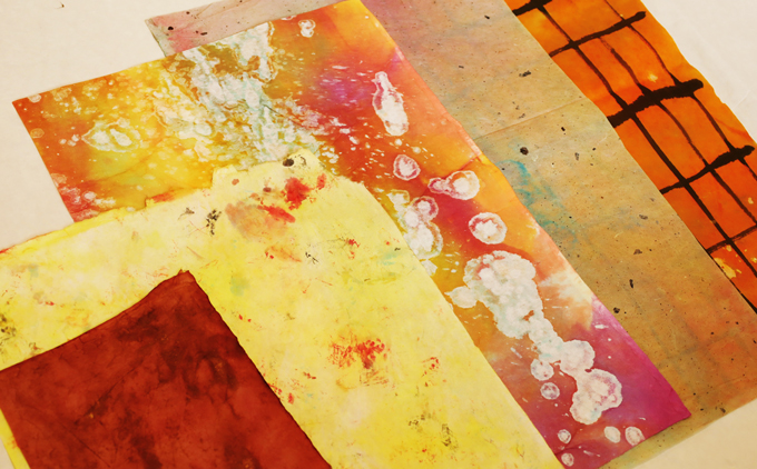 土佐和紙　バラエティ染め紙セット