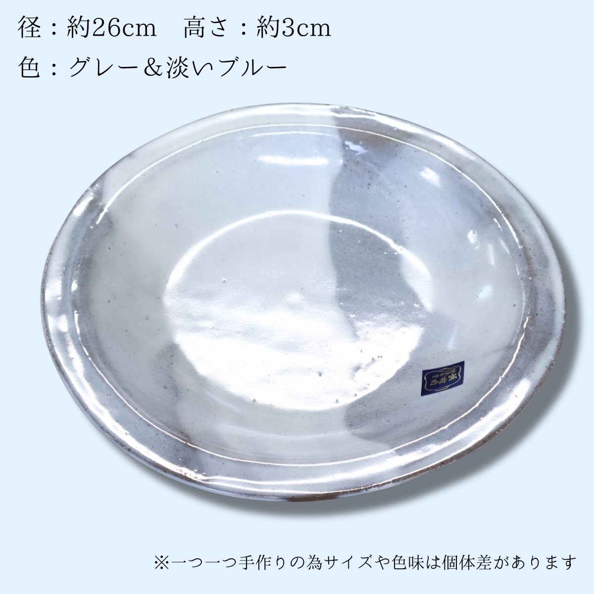 焼き物 パスタ皿 ２枚ペアセット