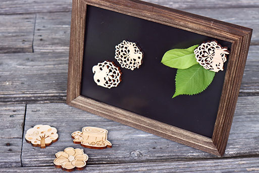 いの町オリジナル木製マグネットセット(６種)