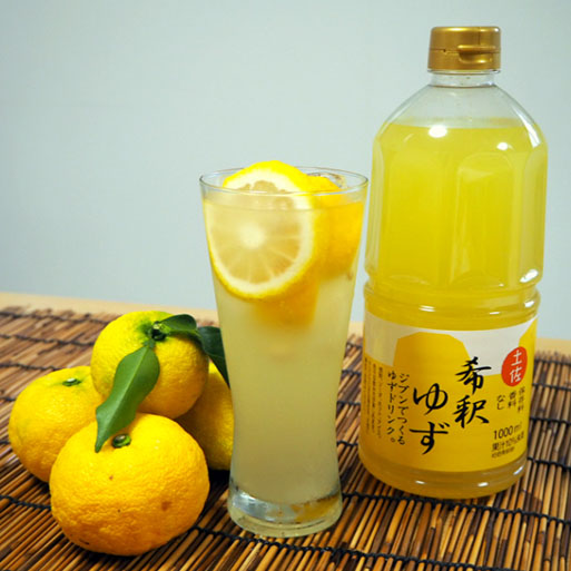 高知アイスの無添加ゆずドリンク「希釈用」1L×6本
