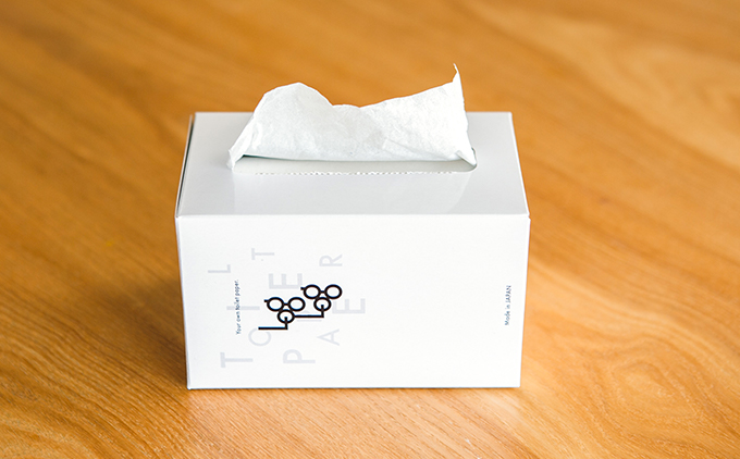 10年間保証　備蓄用トイレットペーパーloglog（70M×4箱）