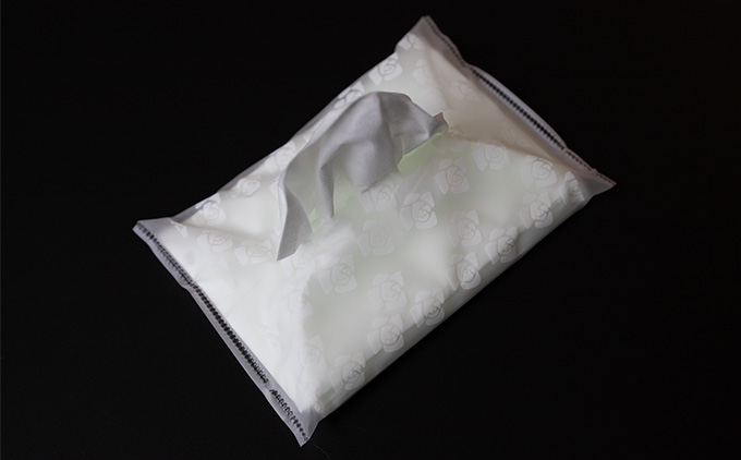 ペーパームーンポケットティッシュ（グリーン）200個