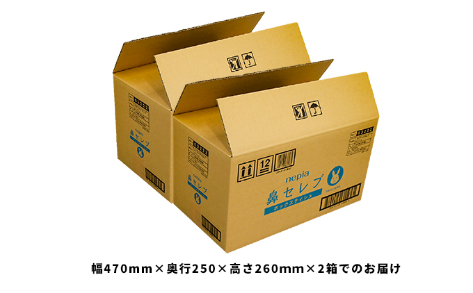 ネピア 鼻セレブボックスティッシュ （20箱）