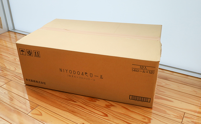 NIYODO トイレットペーパー　ストライプ 48ロール