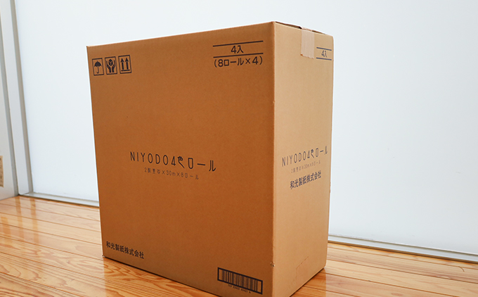 NIYODO トイレットペーパー　ストライプ 32ロール