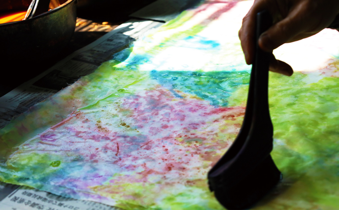 土佐和紙　バラエティ染め紙セット