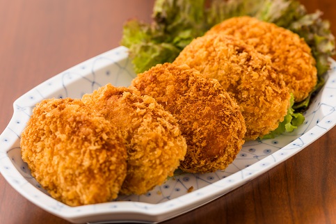 ヘルシーで旨みたっぷり！本川手箱きじコロッケ（１０個）