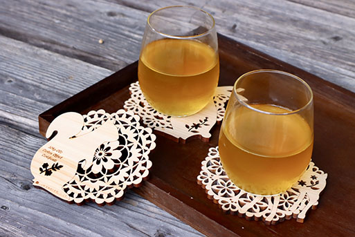 【SDGs】いの町オリジナル木製コースターセット(動物３種)