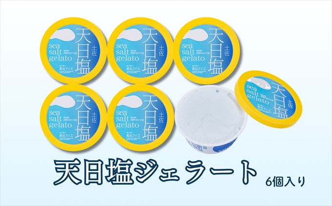 Made in 土佐★天日塩ジェラート6個（高知アイス）