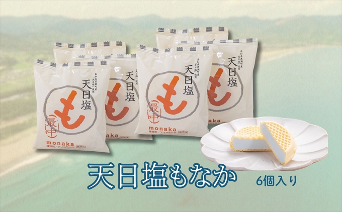 Made in 土佐★天日塩もなか6個（高知アイス）