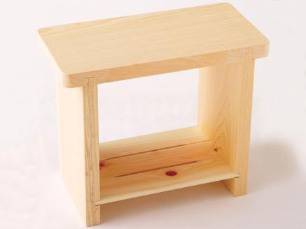 0211402桧　風呂椅子（特大　高さ300mm)