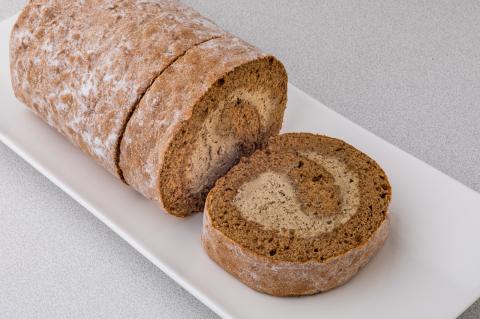 0130401池川茶園の茶畑ロールケーキセット（煎茶・ほうじ茶）