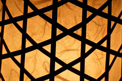 0160105竹細工照明 スタンドライト ～なごみ・虎斑竹～