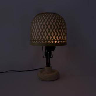 0410101竹細工照明 スタンドライト ～ナバC・淡竹～