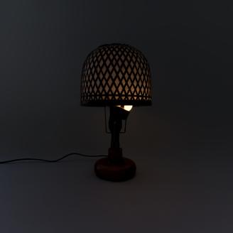 0460101竹細工照明 スタンドライト ～ナバC・虎斑竹～