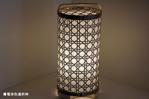 0510101竹細工照明 スタンドライト ～細目(大)・虎斑竹～