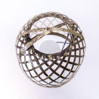 0360103竹細工照明 スタンドライト ～ナバB・虎斑竹～