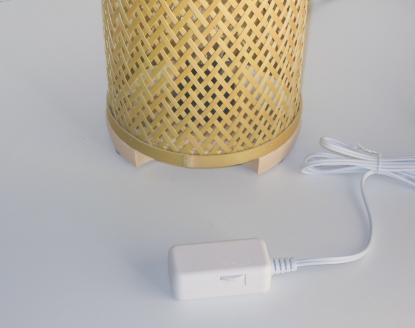 竹細工照明 スタンドライト ～光彩・淡竹～