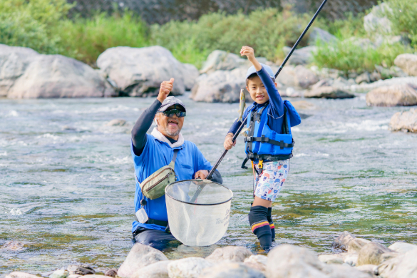 仁淀川での鮎の友釣り体験【大人1名】