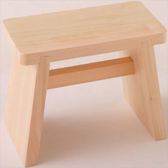 0161402桧でくつろぐ浴用品　桧風呂いす