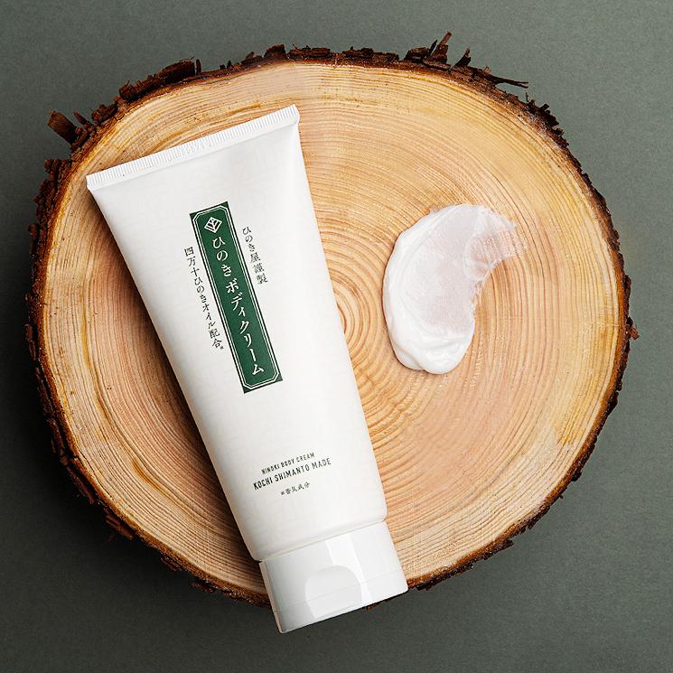 ひのき ボディクリーム ひのき ヒノキ 桧 石鹸 せっけん 洗顔 高知 四万十 四万十ヒノキ 170g