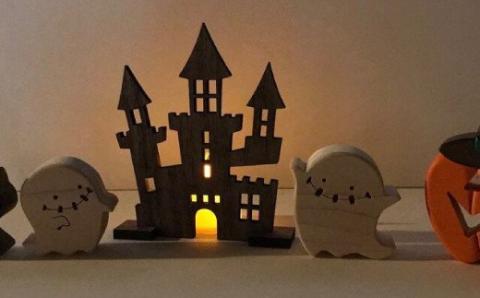 木から生まれたハッピーハロウィンセット