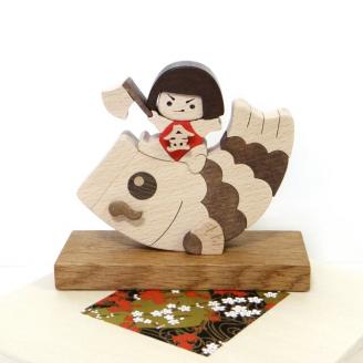 五月人形・端午の節句・鯉と金太郎