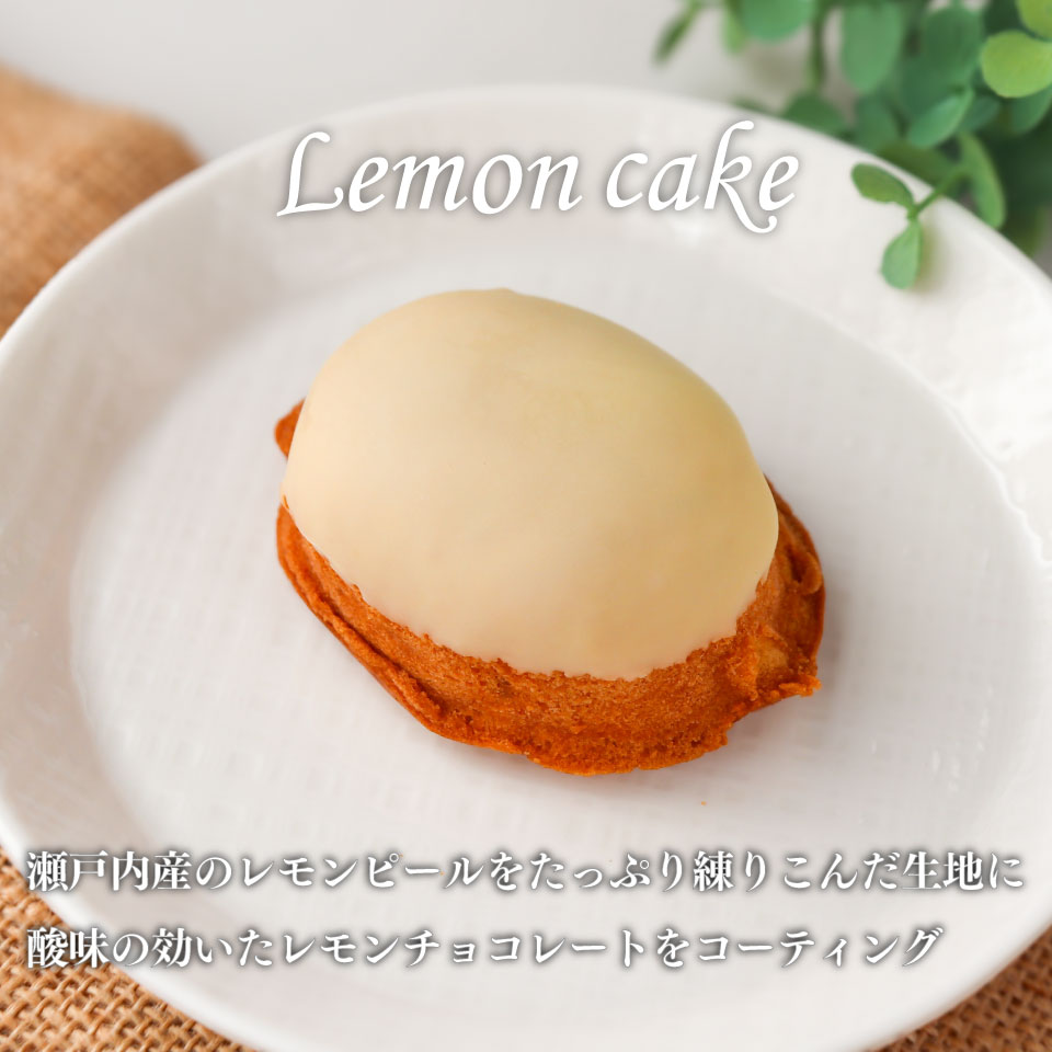 ＜レモンケーキ 8個（家庭用・簡易包装）＞ 瀬戸内レモン 檸檬 おかしの家Repos(ルポ) 焼き菓子 職人手作り パティシエ 着色料・保存料不使用