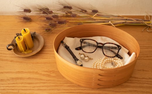 【台数限定】家具職人の手づくりオーバルボックス＜#5/大サイズ＞　シェーカーボックス　＜4～6ヶ月程度で発送予定（申込状況により遅れる場合あり）＞