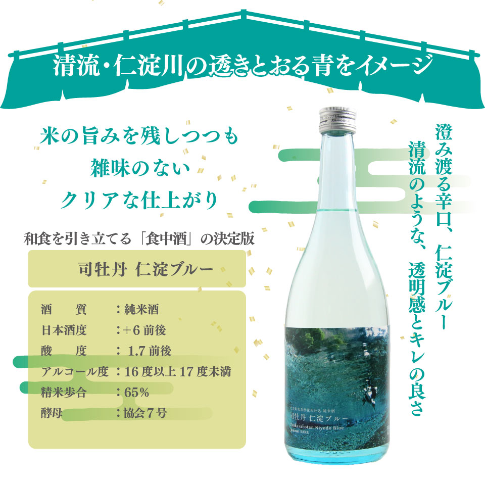 司牡丹酒造【土佐育ちの酒2本セット】純米吟醸 土佐麗 純米酒 仁淀ブルー 720ml 父の日 母の日 高知 贈答 ギフト プレゼント 辛口 限定酒