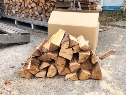 【訳あり品】乾燥 薪 15kg まきのまき 針葉樹 野外用 キャンプ 焚火 まき ヒノキ・杉 火付け用に最適