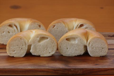 ＜『工房ナチュール』の天然酵母 無添加 プレーンベーグル 14個＞自家製酵母 小麦 ナチュールベーグル セット 高知県 佐川町