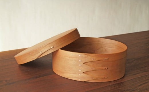 【台数限定】家具職人の手づくりオーバルボックス＜#4/中サイズ＞　シェーカーボックス　＜4～6ヶ月程度で発送予定（申込状況により遅れる場合あり）＞