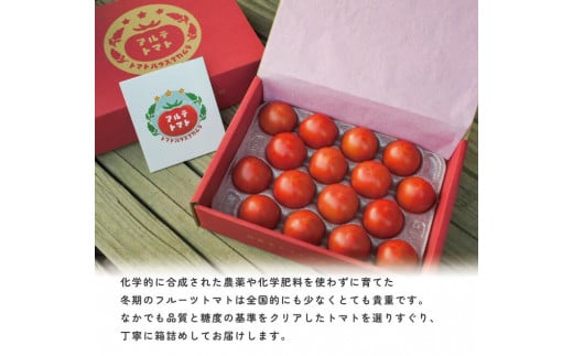 ＜2026年1月～5月頃発送＞【定期便3回】＜アルテトマト 約800g（10‐16玉）×3箱＞計約2.4kg フルーツトマト 栽培期間中化学農薬・化学肥料不使用 高知県 トマトハウスナカムラ 佐川町