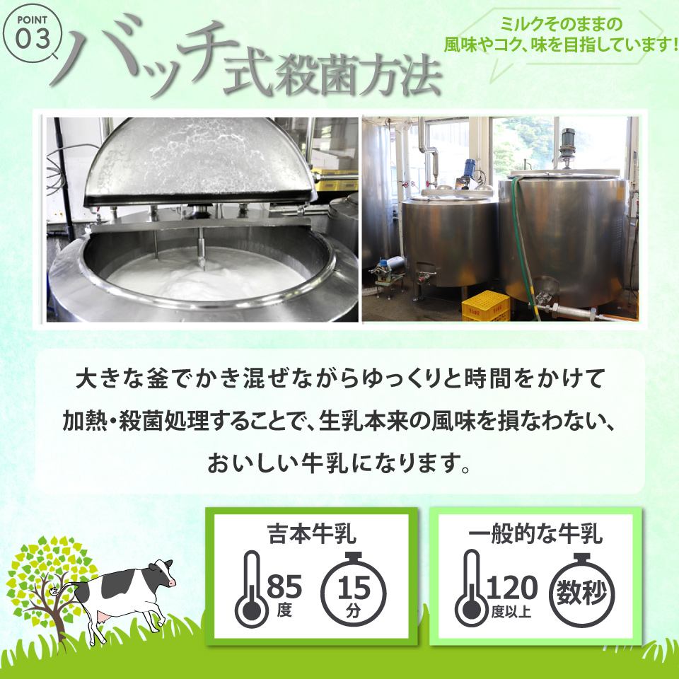 ＜吉本牛乳（さかわの地乳） 各200ml 合計10本＞　　牛乳 吉本乳業 高知県 佐川町 成分無調整 生乳100％ ぢちち NHKあさイチで紹介 ご当地牛乳