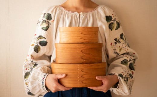 【台数限定】家具職人の手づくりオーバルボックス＜#5/大サイズ＞　シェーカーボックス　＜4～6ヶ月程度で発送予定（申込状況により遅れる場合あり）＞